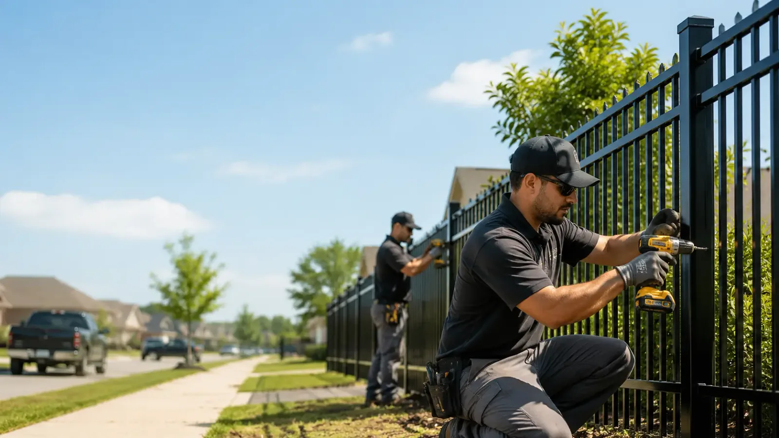Metal Fence Installation in Castleton, IL